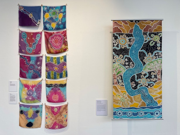 Iteka and Temaana Sanderson-Bromley, Who Are We? (install view), 2024.